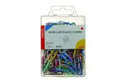 Esselte Paper Clip Plastic Coated 28mm Ast Box of 200 Assorted 40845