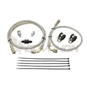Turbo Oil Feed Line Kit 4G63T EVO 4 5 6 7 8 9 Garrett G-Series G25 G30 G35 (for: Mitsubishi)