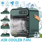 Air Cooler Fan Portable Mini AC Air Conditioner Personal Cooling Bedroom Fan