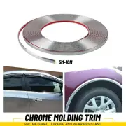 10mm Chrome Trim Molding Strip Door Window Bumper Trime Protector 16FT Y