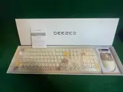 GEEZER Zero Full Size 2.4 GHz Wireless Mechanical Keyboard and Mouse- New in Box