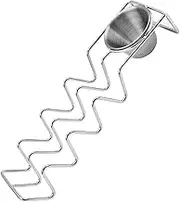 Amosfun Stainless Steel Taco Holder with Salad Cup Taco Storage Stand for Tortillas Burritos and Chicken for Home and Party Serving