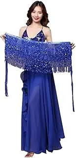 [LEIXIUSM] Outfit Dance Scarf Hip Costume Leather Skirt Plus Size Belly Dance Hip Scarf