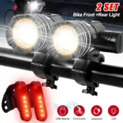 9000000LM Rechargeable LED MTB Bicycle Light Racing Bike Front Headlight