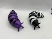 2 X Ifiwin Fidget Slug Toy Anti Stress Sensory Articulated Anxiety Relief Kids