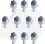 10-Pack Replacement Micro-Knit Mesh Tips for ColorYourLife Stylus Pens 5.3” with Replaceable Mesh Tips, Finer Tips for Stylus (Metallic)