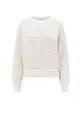 Cotton sweater with lurex detail - BRUNELLO CUCINELLI - White