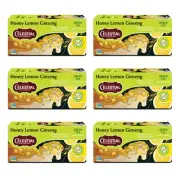 Celestial Seasonings Green Tea, Honey Lemon Ginseng, Contains Caffeine, 20 Tea