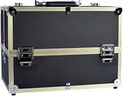 [FashionCha] Makeup Train Case Jewelry Organizer Portable Cosmetic Case Nail Art Organizer for Toiletry