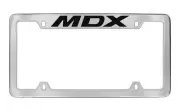 Acura MDX Chrome Plated Top Engraved Metal License Plate Frame Holder