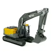 Excavator Toy Digger Truck Construction Vehicle Diecast Engineering Toys Gray