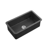 810*480*254mm Camden Matte Black Fireclay Insert/undermount Single Bowl Sink