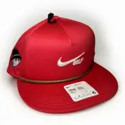 Nike x Malbon Golf Hat Retro 72 Dri-Fit Red Adjustable New - Rare Release