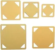 KONTONTY 5pcs Die Plate Quilting Templates for Patchwork and Embroidery Sewing Tools for DIY Crafts and Designs