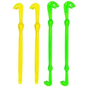 4 Pcs Portable Fast Knot Tying Tool Easy Hook Tyer & Disgorger Tool