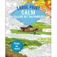 Calm Large Print Color by Numbers