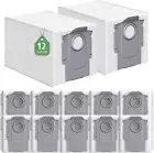 12X Dust Bags For Roborock S8 MaxV Ultra, S8 Max Ultra, Qrevo & Saros Series