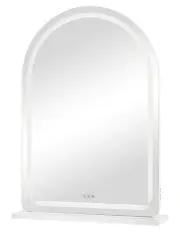 [Cooper & Co] Luna 102cm Arch Front Illuminated Vanity Mirror in White