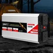 Giantz 1500W/3000W Pure Sine Wave Power Inverter 12V-240V Camping Boat Caravan
