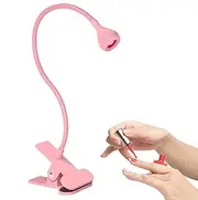 Imtrub UV Light for Gel Nails, Clamp- UV Gooseneck Lamp for Gel Nails, USB Manicure Dryer Nail Accessories for Women Girls, Home Salon Use