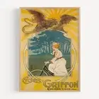 Cycles Griffon Mifliez (France) Bicycle 1907 Retro Vintage Poster Print