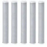 5x 20x2.5 Activated Coconut Carbon Block Water Filters 1 Micron Absolute Filter
