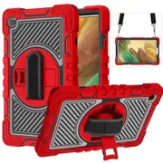 For Samsung Galaxy Tab A7 Lite 8.7-inch Tablet Case Kickstand Anti-Shock Cover With Shoulder Strap