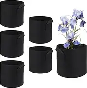 Pond Plant Baskets, 6X Aquarium Plant Holder, Breathe Flower Bags Floating Decorative Low-Maintenance for Hydroponic Systems Terrariums Outdoor Patio