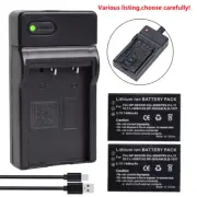 Battery or Charger for Pentax D-LI7 / BP-1500S Optio 450 550 555 750 750Z MX4
