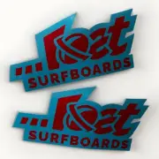 LOST STICKER SET MAYHEM Vintage RIP CURL Firewire MURF Vans Volcom FCS2