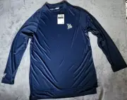NWT Large Gillz Contender Series Fishing UV Long Sleeve Shirt Dress Blues (C)