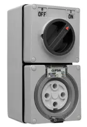 CLIPSAL 56C440 - 4 Pin 40Amp Combination Switched Socket 56 Series