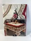VTG Christmas Poinsettias 52” X 52” Square Tablecloth Sunweave Linen Corp NEW