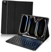 Keyboard Case Compatible For iPad Pro 11 Inch M4 5th Generation (2024