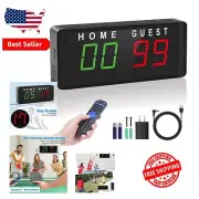 LED Electronic Scoreboard with Remote - Perfect for Basketball, Football & More