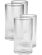 [Hottie] Sadie High Ball Glass Set 4Piece in Clear