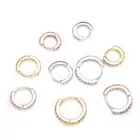 Europe and America Round Cubic Zircon Nose Ring Travelling Memorial