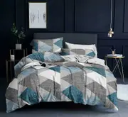 Duvet/Doona/Quilt Cover Set - Queen/King/Super King Size Bed M402