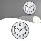 Non Ticking Clock For Any Room 3D Arabic Numerals High-Transparent Glass