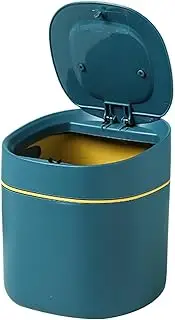 Trash Bin Desk, Press to Pen, Desktop Waste Can, 6.1x5.31x5.31 Inches, Multi Functional Household Organizer, Ideal for Paper Scraps, Cotton Swabs and Small Items Storage