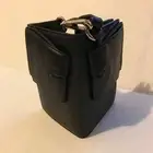 YSL rive gauche WALLET Wristlet clutch bag BLACK LEATHER Authentic