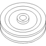 731003M1 Tractor Alternator Pulley Fits Massey Ferguson 40 135UK 165UK 168 175UK