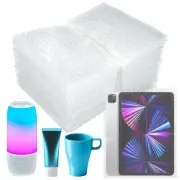 50Pcs Clear Bubble Out Bag Pouches, 8X10 Inch Bubble Pouch Wrap, Double Wall ...