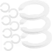 ELAYARD 10 Pack to E14 Lamp Shade Adapter Ring Replacement Parts for Lamp Fixture Aesthetic Light Ring