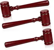ZUNOXAZ Wooden Judge Gavel Prop Set Mini Judge Gavel for Boys and Girls Boys and Girls Lawyer Costume Accessory Toy
