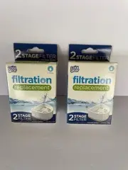 Cool Gear 2 Stage Filter Replacement Water Pitcher Coconut Shells Lot Of 2