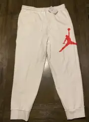 Nike Air Jordan Jumpman Logo Fleece Pants Jogger Mens Sz * DA6803-100