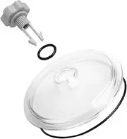 Replacement Leaf Trap Lid – Sand Filter Cover for Pool Debris Catcher, Compatible with Specific Filtration Pump Models, Repair Kit for Trap Cap Maintenance, Not Suitable for 14-Inch and 16-Inch Sizes