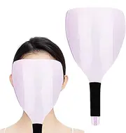 Hairspray Face Shield - Professional Salon Face Shield | Transparent Hairspray Face Cover | Curved Transparent Face Shield for Salon Styling Tools | Hairdressing Hair Salon Tools