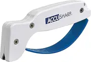 AccuSharp Knife & Tool Sharpener - Ergonomic Knife Sharpener for Kitchen Knives, Pocket Knives, Serrated Blades, Cleavers, Axes & Machetes - Diamond-Honed Tungsten Carbide Sharpens, Restores & Repairs